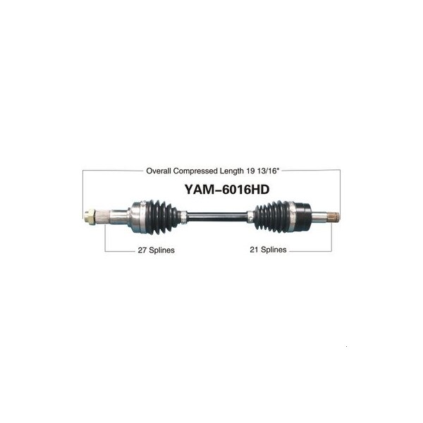 Wide Open Heavy Duty CV Axle for YAM HD FRONT L/R YFM550/700 GRIZZAUTO 7-14 YAM-6016HD - main
